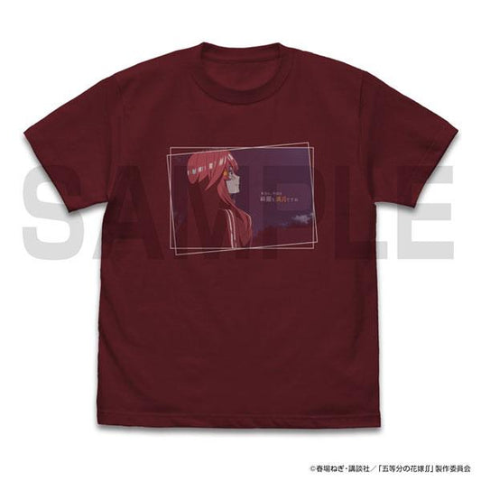[預訂] 五等分的花嫁∬ 中野五月 Emotional T恤/BURGUNDY-M《25年8月預約》