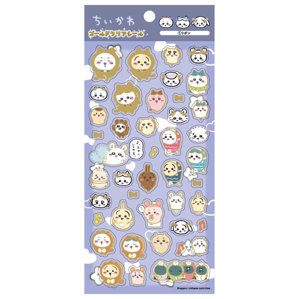 [預訂] 吉伊卡哇 Chiikawa 黃金透明貼紙 (1)緞帶《25年9月預約》