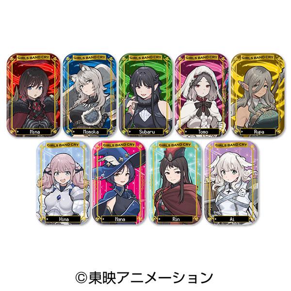 [預訂] Girls Band Cry 鋁箔圓角徽章2 9個入BOX《25年8月預約》