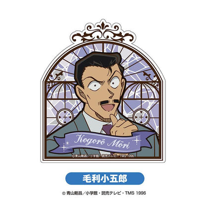 名偵探柯南 Move壓克力BC2，毛利小五郎角色，指點動作，彩色玻璃風格，8個入BOX其中一款。