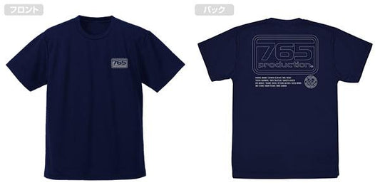 [預訂] 偶像大師 765 Pro Logo 乾爽 T 恤/NAVY-XL《25年11月預約》