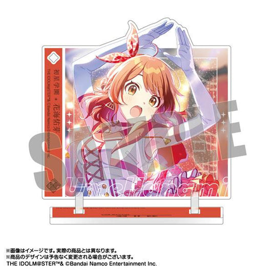 [Reservation] School Idol Master Jacket Design Keychain &amp; Standing Card Yume Hanami "Reservation for March 25"