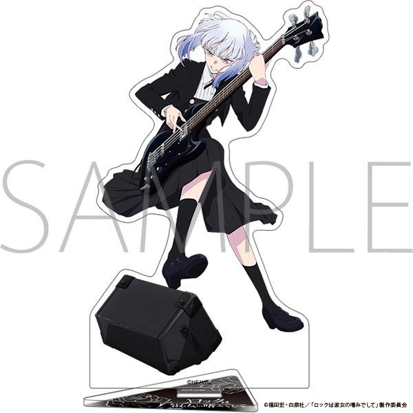 [預訂] 白矢環立牌：演奏貝斯，搭配音箱底座。