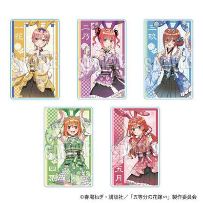 [預訂] 五等分的花嫁∽ 交換壓克力卡片 和裝兔子ver. 5個入BOX《24年10月預約》