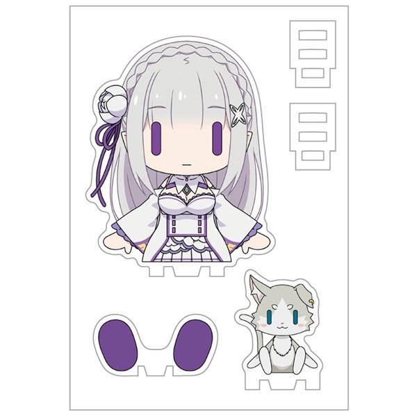 [預訂] Re：從零開始的異世界生活 愛蜜莉雅坐姿吉祥物部件圖。