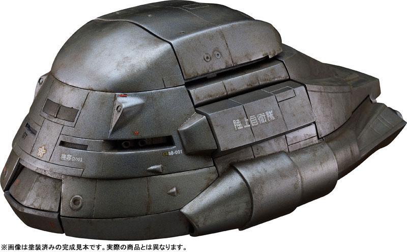 [預訂] MODEROID 哥吉拉 超級X 模型，灰色塗裝細節，展示模型細節。