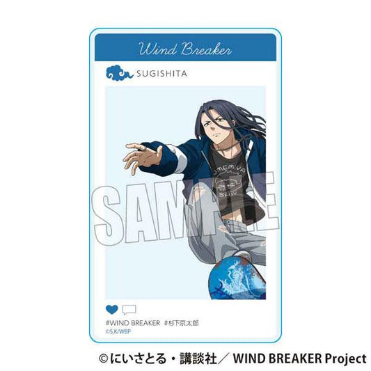 [Pre-order] Windproof Boy Acrylic Card Sugishita Kyotaro skateboarder ver. "Pre-order for January 25"