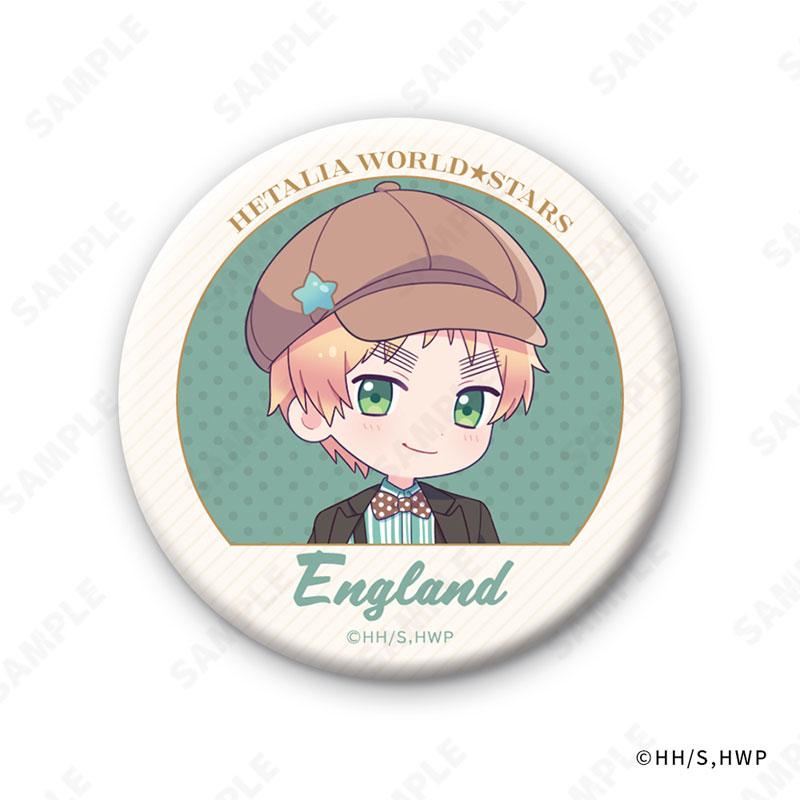 [預訂]義呆利交換徽章～吊帶Style～其中一款設計，角色穿著西裝戴帽子。