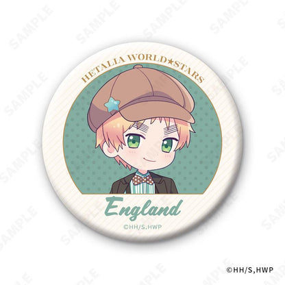 [預訂]義呆利交換徽章～吊帶Style～其中一款設計，角色穿著西裝戴帽子。