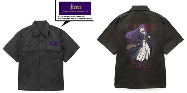 [預訂] 葬送的芙莉蓮 菲倫 刺繡工作襯衫/GRAY-L《25年9月預約》