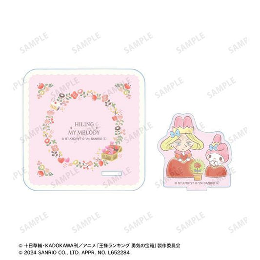 [Pre-order] Ranking of Kings × Sanrio character Shireen × My Melody stand with coaster "Pre-order for January 25"