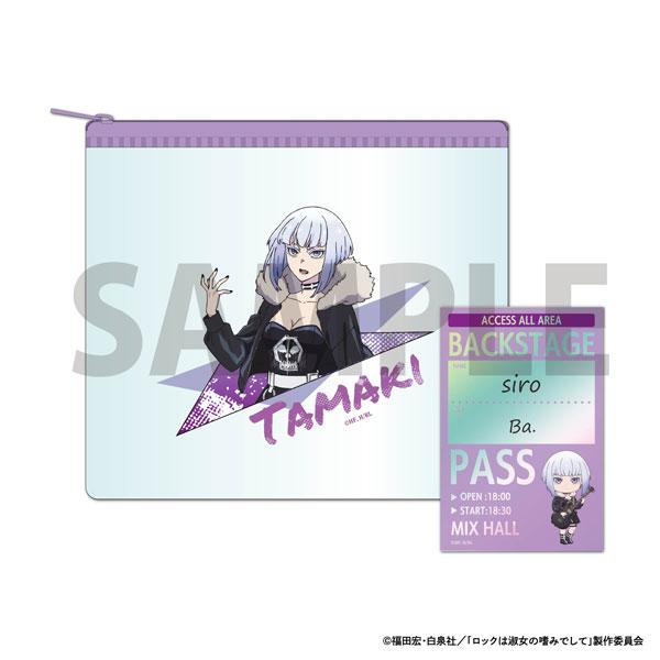 [預訂] 動畫「搖滾少女!!」 後臺通行證風格全息貼紙透明收納包 白矢環《25年9月預約》
