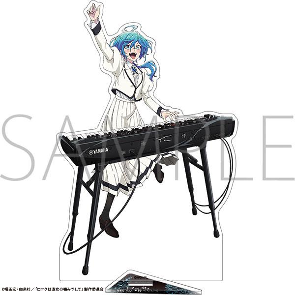 [預訂] 院瀬見蒂娜 立牌，演奏電子琴並舉手歡呼。