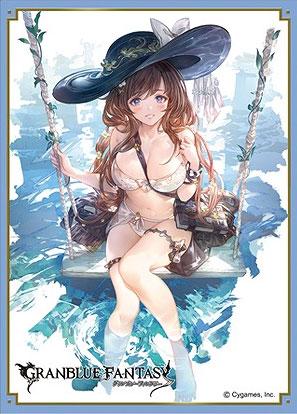 角色卡套收藏 Matt Series 碧藍幻想,身穿泳裝的拉結爾坐在鞦韆上.