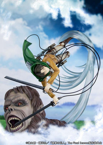 [Pre-order] TV animation Attack on Titan "Levi vs Beast Titan ver." finished model "Pre-order September 25"