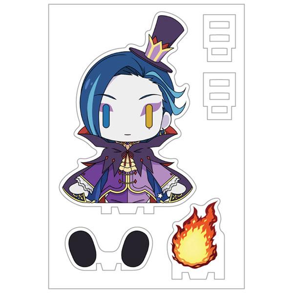 [預訂] 羅茲瓦爾·L·梅札斯 坐姿吉祥物，包括火焰和頭骨圖案。