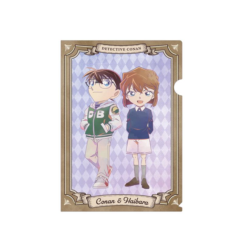 [預訂] 名偵探柯南 江戶川柯南＆灰原哀 Ani-Art 第9彈 透明文件夾圖樣。