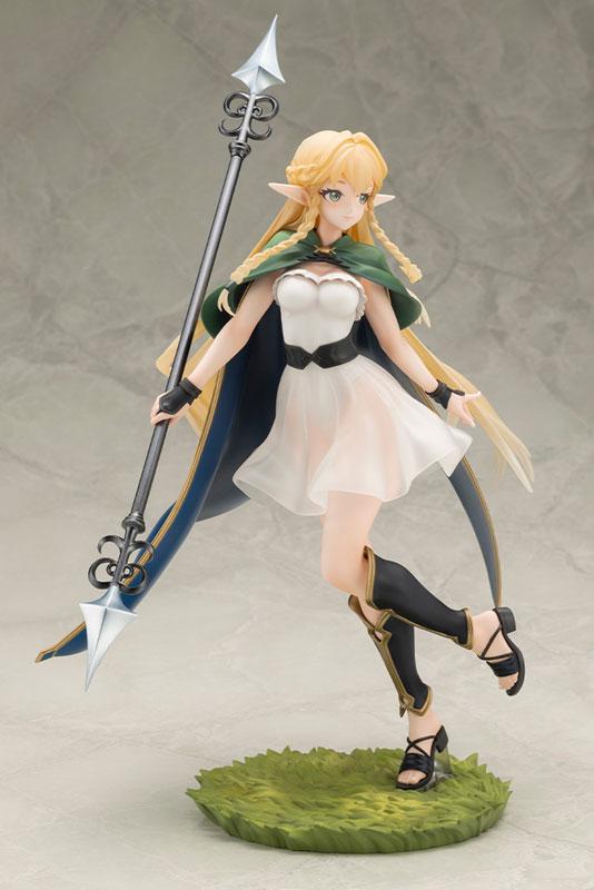 聖獸之王 艾爾托琳德 1/7 完成品模型，手持長矛躍動的精靈戰士。