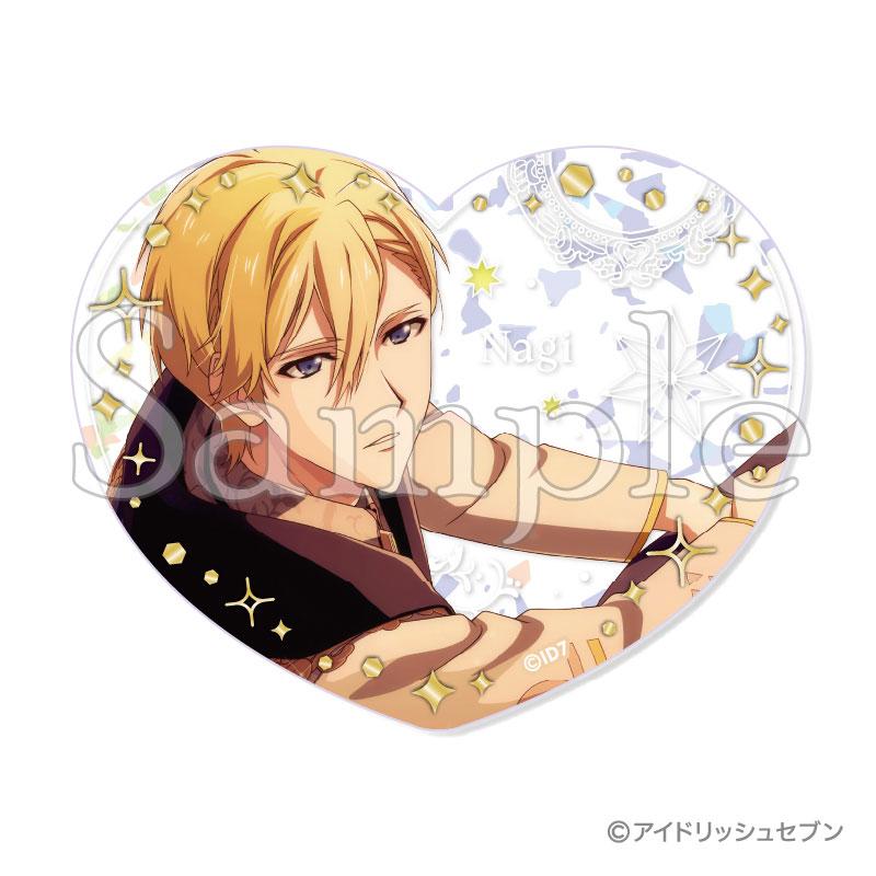 偶像星願 Pikuria Collection premium Vol.2，心形徽章，角色Nagi設計之一。