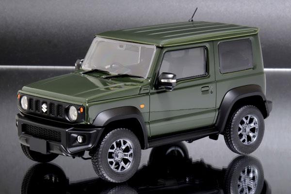 1/24 鈴木Jimny JB74 (JC/叢林綠) 模型，車NEXT系列 No.23，叢林綠色。