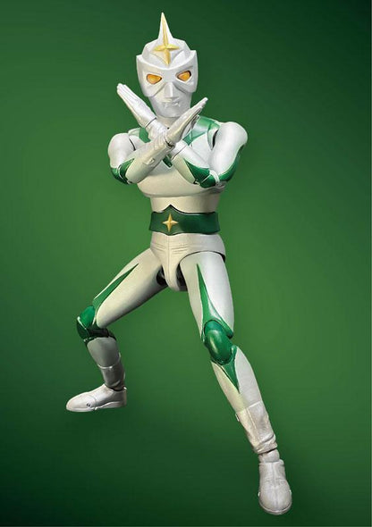 [預訂] HERO ACTION FIGURE NEXT鏡子超人完成品模型，雙臂交叉站立。