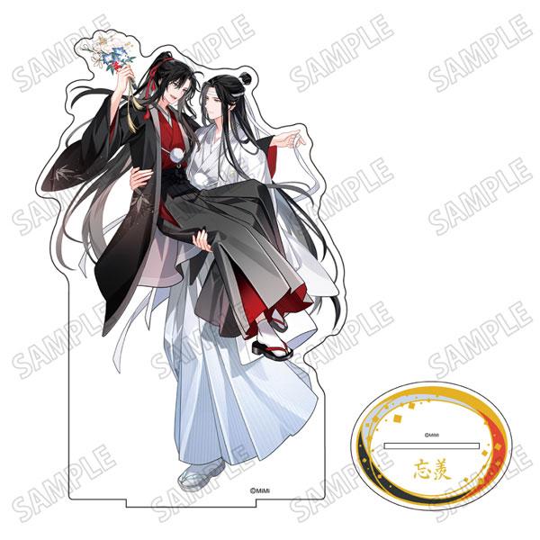 [預訂] 魔道祖師 BIG立牌(2)：人物被抱起，手持花束的壓克力立牌。