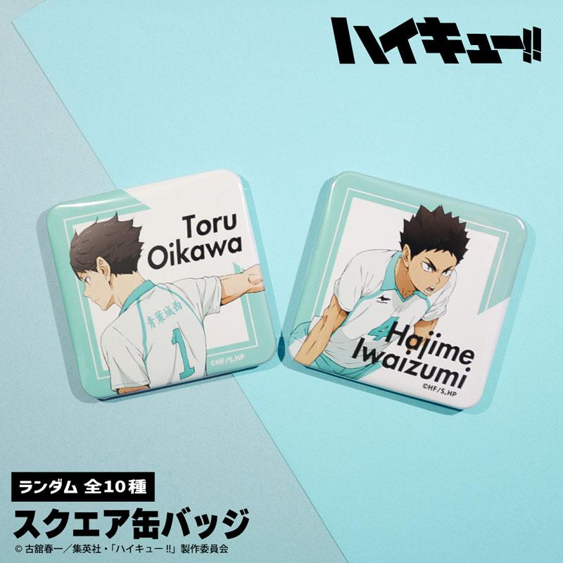 [預訂] 動畫「排球少年！！」隨機方形徽章 10個入BOX《25年4月預約》