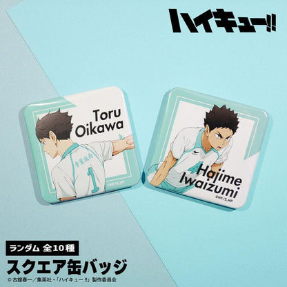 [預訂] 動畫「排球少年！！」隨機方形徽章 10個入BOX《25年4月預約》