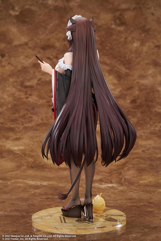 [預訂] 碧藍航線 樫野 絆倒女僕Ver. 1/7 完成品模型背面視圖，展示長髮、女僕裝細節。