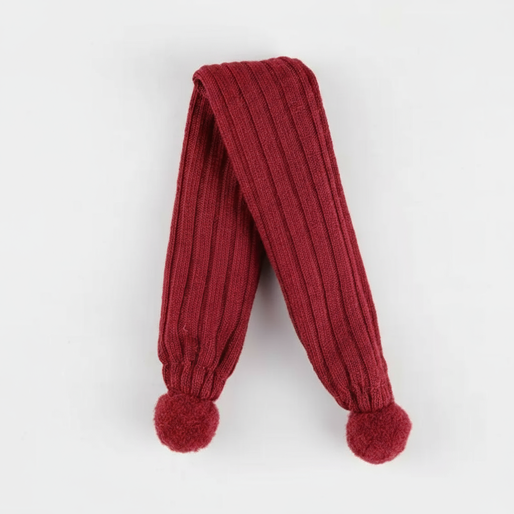 Playful Pompom Knit Scarf [OB11/GSC Doll]