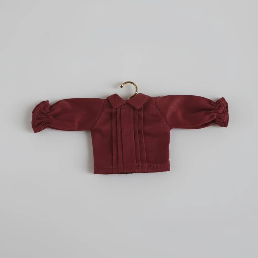 經典風琴褶襯衫 [OB11/黏土娃]