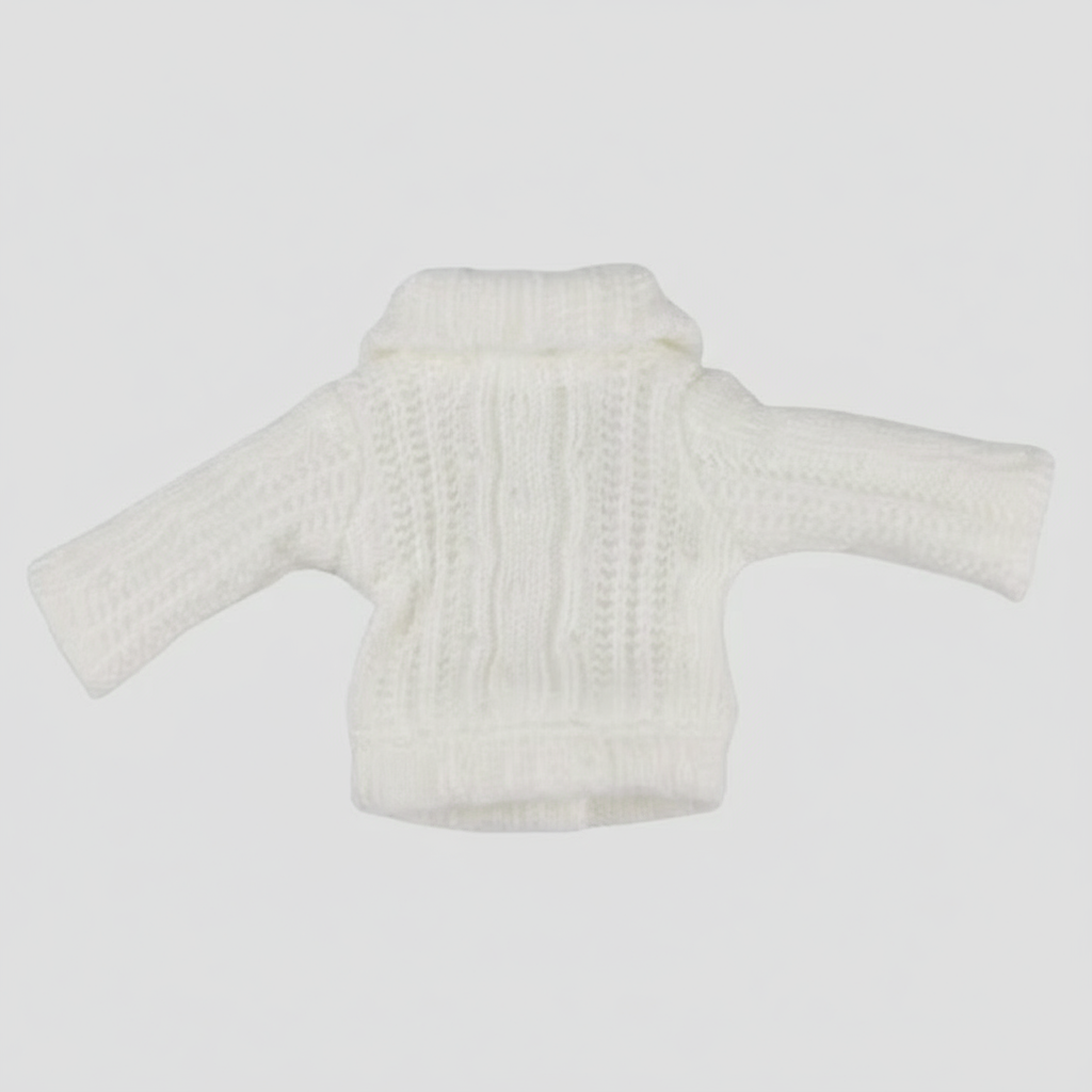 經典麻花翻領毛衣 [OB11/黏土娃]