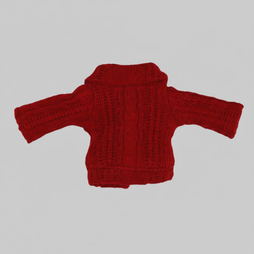 經典麻花翻領毛衣 [OB11/黏土娃]