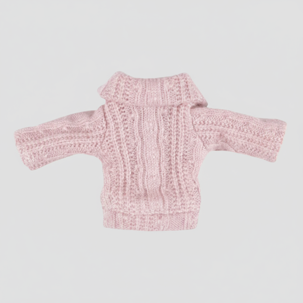 經典麻花翻領毛衣 [OB11/黏土娃]