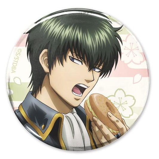 [Pre-order] Gintama Hijikata Jushiro 65mm Badge Sakura Donut ~ Comes with Mayonnaise ~ Ver. "Pre-order for May 24"