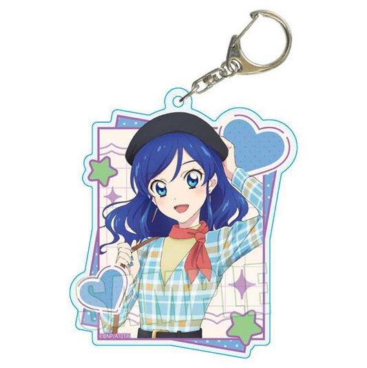 [Pre-order] Keychain Aikatsu! 10th STORY ~STARWAY TO THE FUTURE~ Kiriya Aoi retro fashion ver. "Pre-order for February 24"