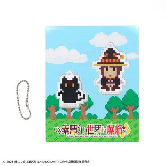 [Pre-order] Dedicate a blast to a beautiful world! Key chain set Megumin &amp; Maunosuke "Reservation for May 24"