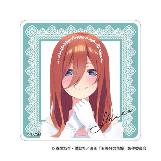 [Pre-order] Movie "Fifths of Flowers" Acrylic Coaster Miku Nakano "Reservation for March 24"