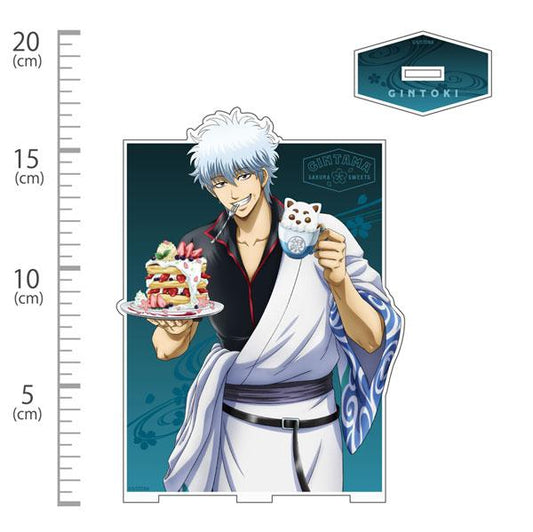 [Reservation] Gintama Sakata Gintoki Tachipai (Large) Sakura Pancake and Latte Art Ver. "Reservation for May 24"