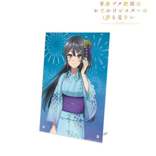 [Pre-order] The young pig-headed boy will not dream of the charming outgoing girl Sakurajima Mai Yukata ver. A4 stand "January 24 reservation"