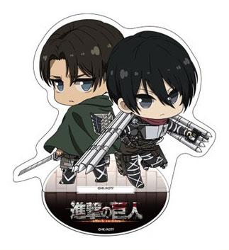 [Pre-order] Attack on Titan The Final Season Mikasa &amp; Levi Mini Stand vol.2 "Pre-order for November 23"