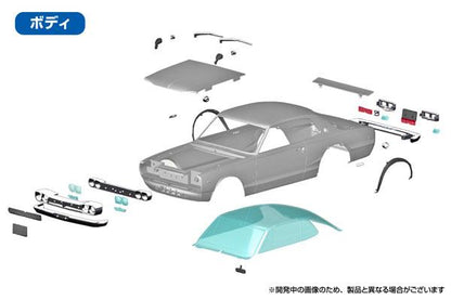 [預訂] No.01-SI KPGC10 天際線HT 2000GT-R 1970 銀色 塑料模型《24年6月預約》